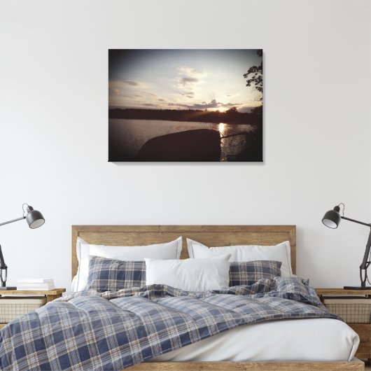 Avondrust Canvas Afdruk (Insitu (Slaapkamer))