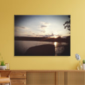 Avondrust Canvas Afdruk (Insitu (Woonkamer))