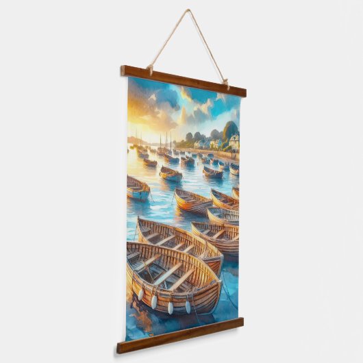 Avondrust Hangend Wandkleed (Gebogen)