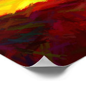 Avonds lichte druk poster (Hoek)