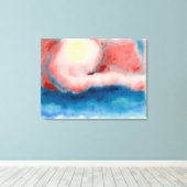 avondster Georgia O'Keeffe | Canvas Afdruk (Insitu (Houten vloer))