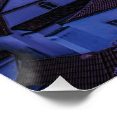 Avondstraat in Praag Perfect Poster (Hoek)