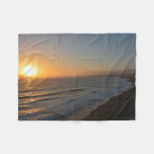 avondstrand fleece deken (Voorkant (Horizontaal))