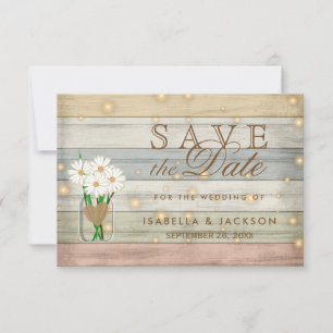 Avondvuurvlinder Save the Date-ontwerp Date