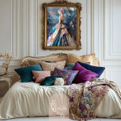 Avondwandeling Franse vrouw Fantasy Portret Tissuepapier