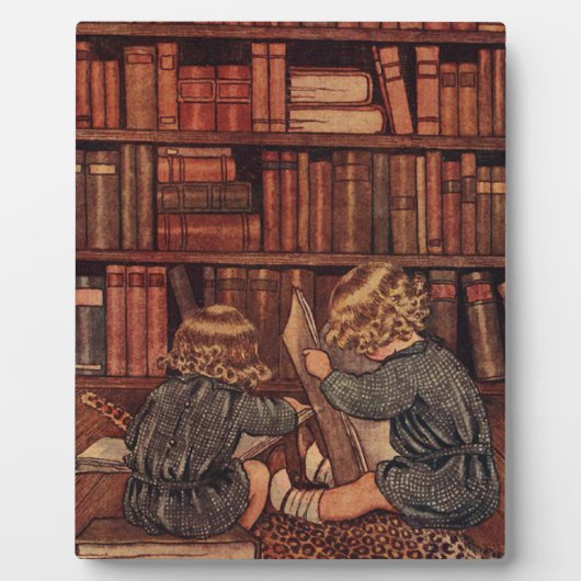 avonturen in de bibliotheek fotoplaat (Voorkant)