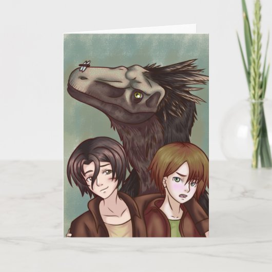 avonturen met een Dinosaur Kaart (Voorkant)