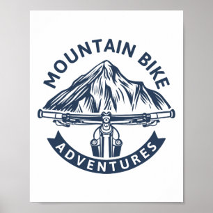 Avonturen - Mountainbiken Poster
