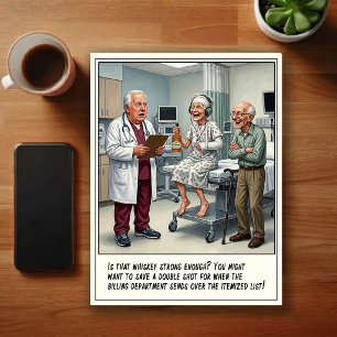 Avonturen op de Eerste Hulp Cartoon Briefkaart