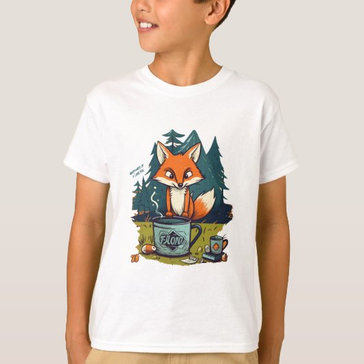 avonturen van een eenzame vos t-shirt (Voorkant)