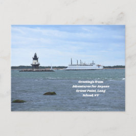 avonturen voor iedereen Orient Point, LI Briefkaar Briefkaart