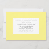 avonturen Wachten (geel) Afstuderen Uitnodiging (Achterkant)