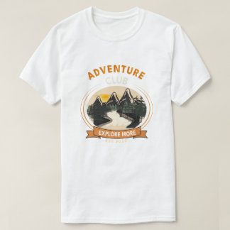 Avonturenclub Verder Verkennen Bergwandelen T-shirt