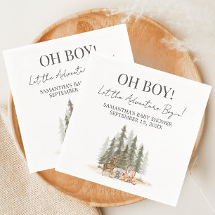 Avontuur Begin Baby Shower Servet
