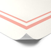 Avontuur begint | Bestemming Trouwen - Roze Poster (Hoek)