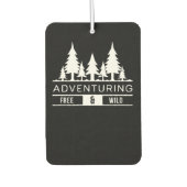 Avontuur Forest Pines Gratis en Wild Natuur Design Luchtverfrisser (Voorkant)