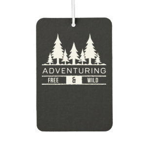 Avontuur Forest Pines Gratis en Wild Natuur Design Luchtverfrisser