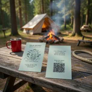 Avontuur Gidsen Wandel & Kampeer Zakelijkkaart Visitekaartje