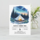 Avontuur in de Bossen Verjaardag Kaart (Staand voorkant)