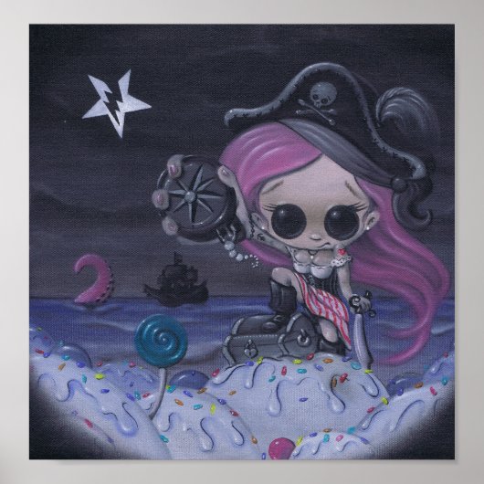 avontuur is de ware kunstschatten poster (Voorkant)