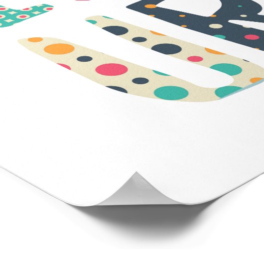 Avontuur | Leuk Patroon Poster (Hoek)