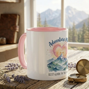 Avontuur Mama Aquarel Berg Mok