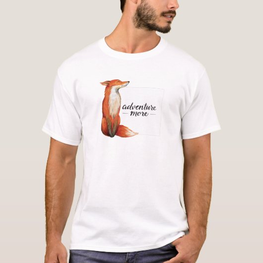 avontuur meer vos t-shirt (Voorkant)