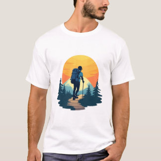Avontuur Natuur Illustratie T-shirt