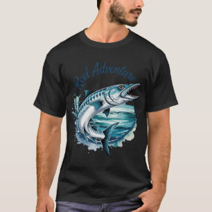 Avontuur op het water - De diepzee barracuda T-shirt