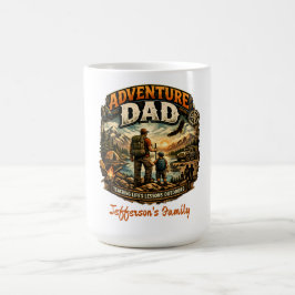 Avontuur Papa T-shirt – Vintage Outdoor Kamperen Koffiemok