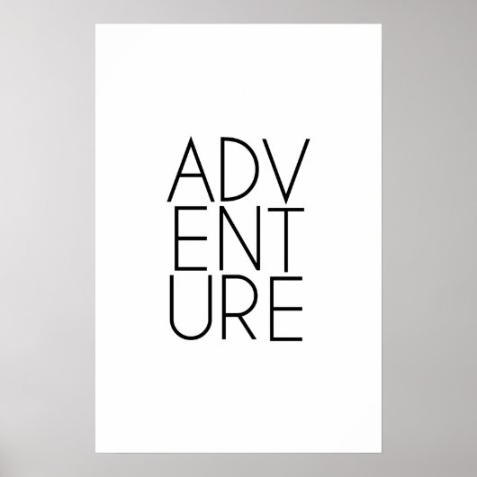 avontuur poster (Voorkant)