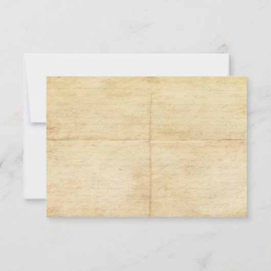 Avontuur Reizen Bruiloft RSVP Kaart (Achterkant)