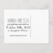 Avontuur Save the Date Briefkaart (Achterkant)
