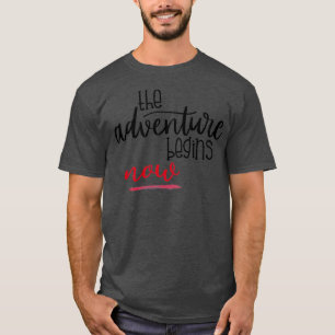 Avontuur Slogan Reis Trip Camper Grappig Ongehuwd T-shirt