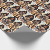 Avontuur & Stijl Wolf Cadeaupapier (Hoek)