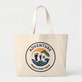 Avontuur T en T Logo Jumbo Canvas tas
