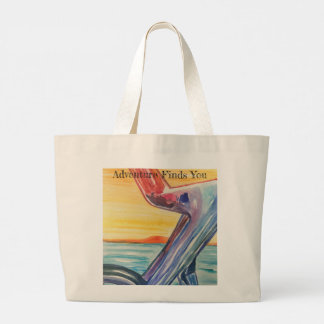 Avontuur vindt je grote tote bag
