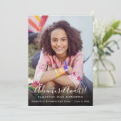 Avontuur wacht | Aankondiging foto-Afstuderen (Staand voorkant)