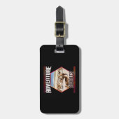 Avontuur wacht - Alpaca Llama Travel Bagagelabel (Voorkant verticaal)