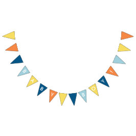 Avontuur wacht Baby Boy Flag Party Banner