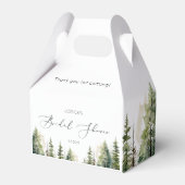 Avontuur wacht bruidsuitstapje in wilde bos bedankdoosjes (Voorkant Zijde)