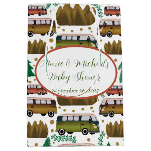 Avontuur wacht: genderneutraal Baby shower Medium Cadeauzakje