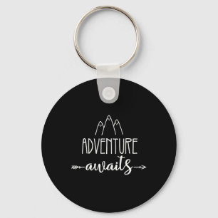 Avontuur wacht Hiking Team Camping Matching Groep Sleutelhanger