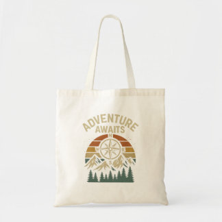 Avontuur wacht - Inspirerend Travel Canvas tas