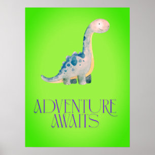 Avontuur Wacht Kinderkamer Muur Kunst Print