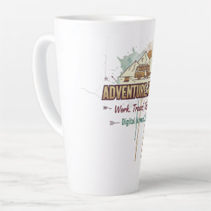 Avontuur wacht latte mok