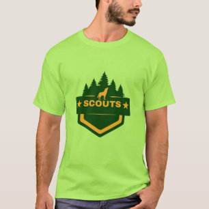 Avontuur wacht op: aangepaste scouts gear & kledin t-shirt