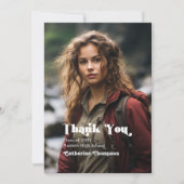 Avontuur wacht op Afstuderen Bedankkaart (Voorkant)