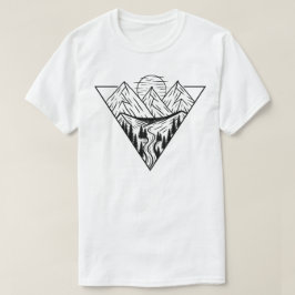 Avontuur wacht op de zomer berg liefhebber t-shirt