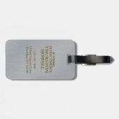 Avontuur wacht op kruisverdamping van het anatomis bagagelabel (Achterkant horizontaal)